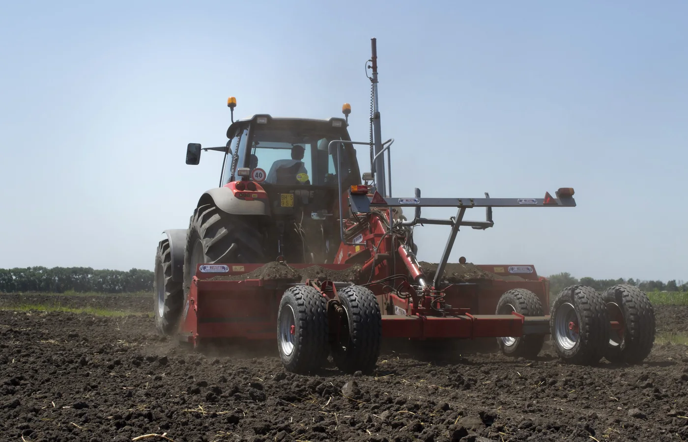 Livellatura di un terreno agricolo